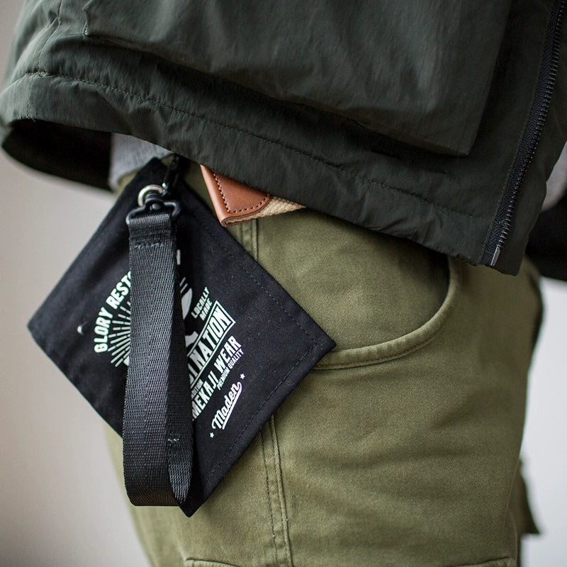 Madden American Vintage Nylon Canvas Double Loop Buckle Braided Ami Kaji Casual Belt