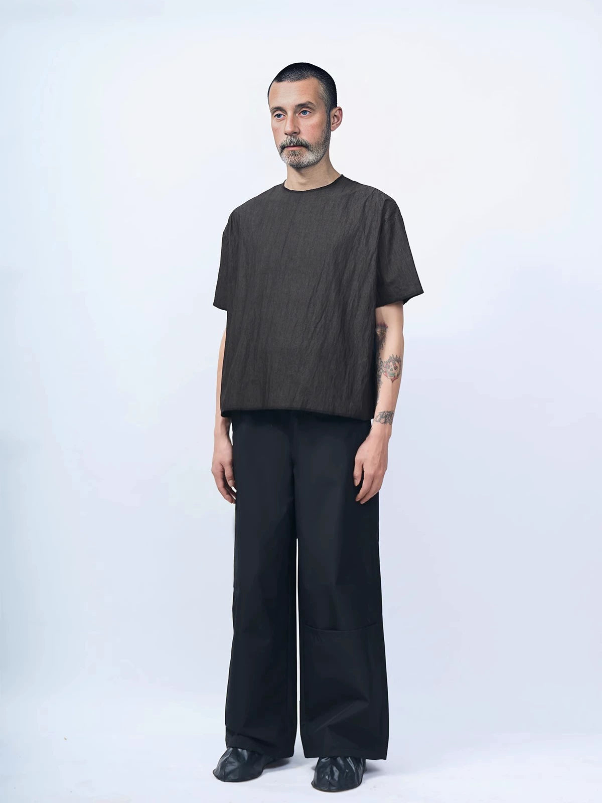 ETHEREAL PRODUCTION Texture Edge Lock Line Tee