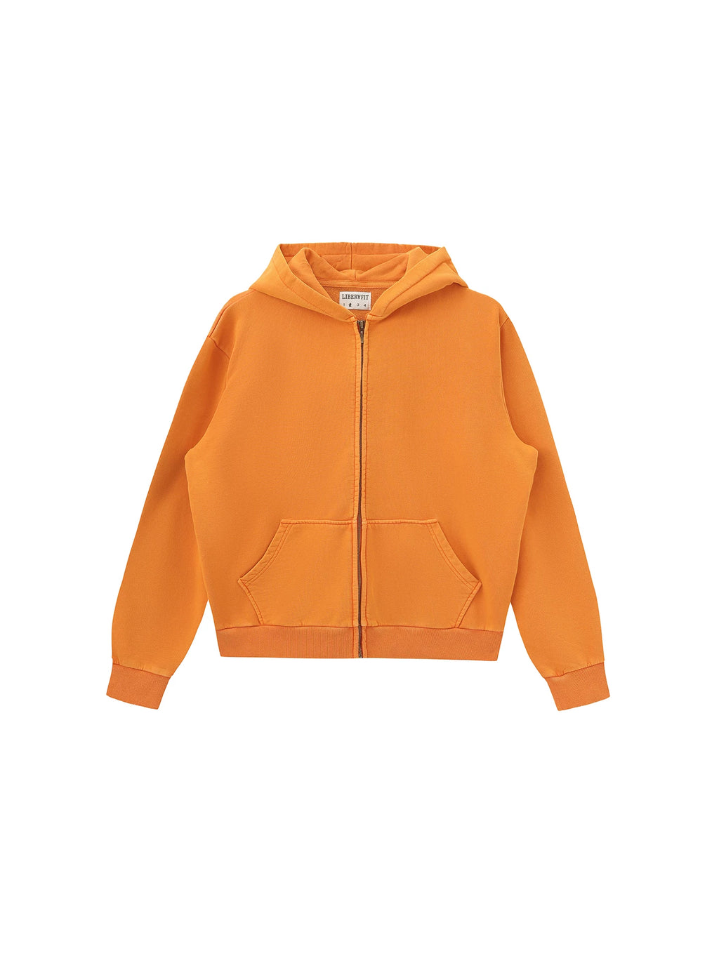 LIBERAFIT Ready-to-wear Dyed Hooded Zip Sweater