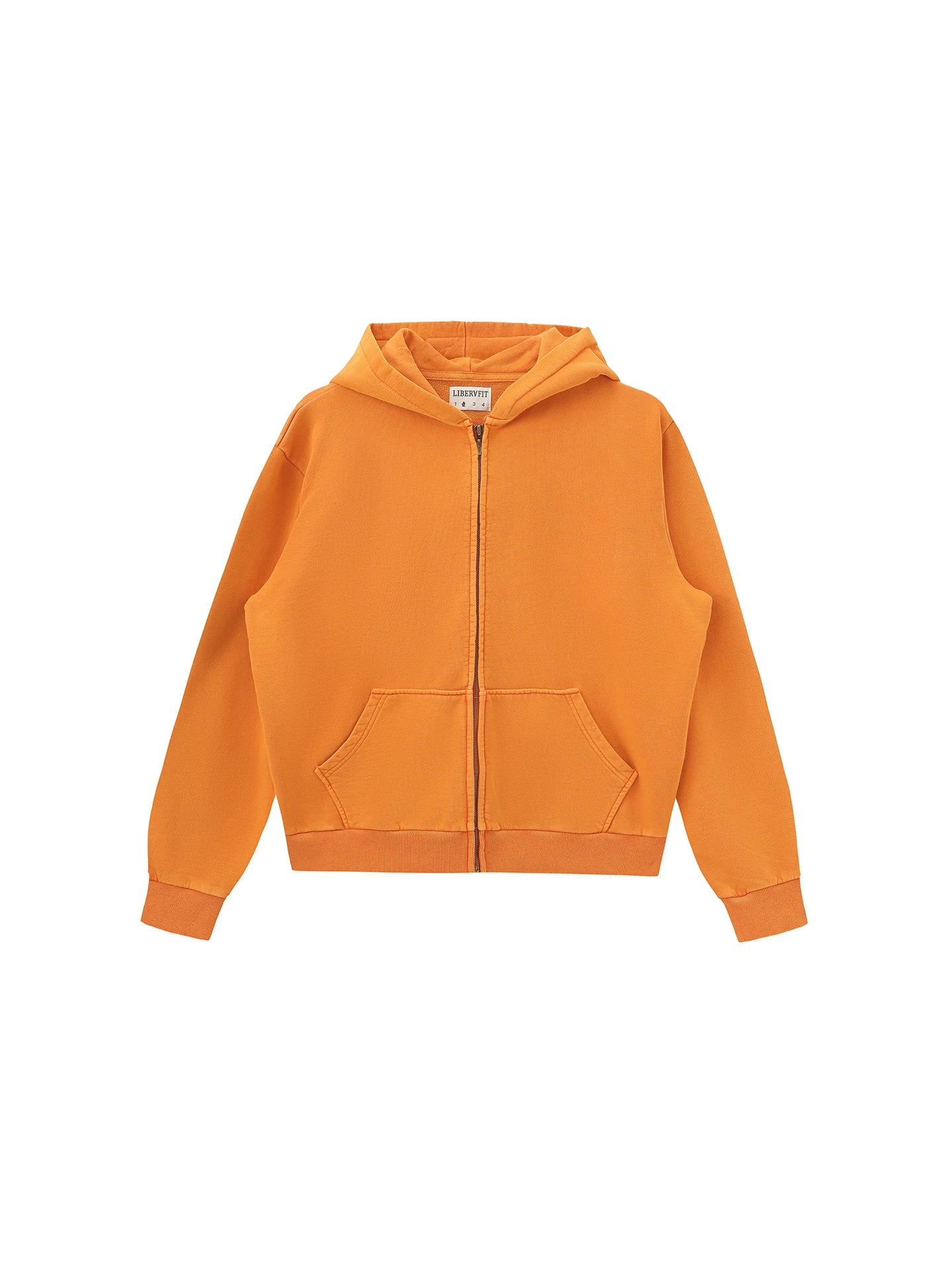 LIBERAFIT Ready-to-wear Dyed Hooded Zip Sweater