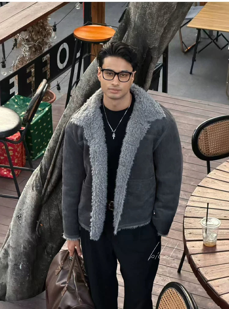 ZOZOFOREST Fur All-in-one Heavy Fleece Thickened Jacket