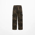 404MOB Retro Leopard Print Wide-leg Cargo Pants