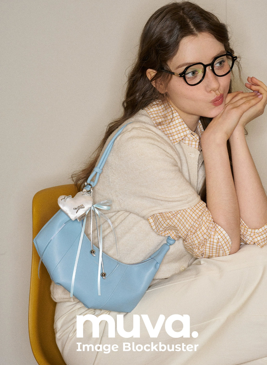 MUVA Horn Underarm Shoulder Messenger Bag