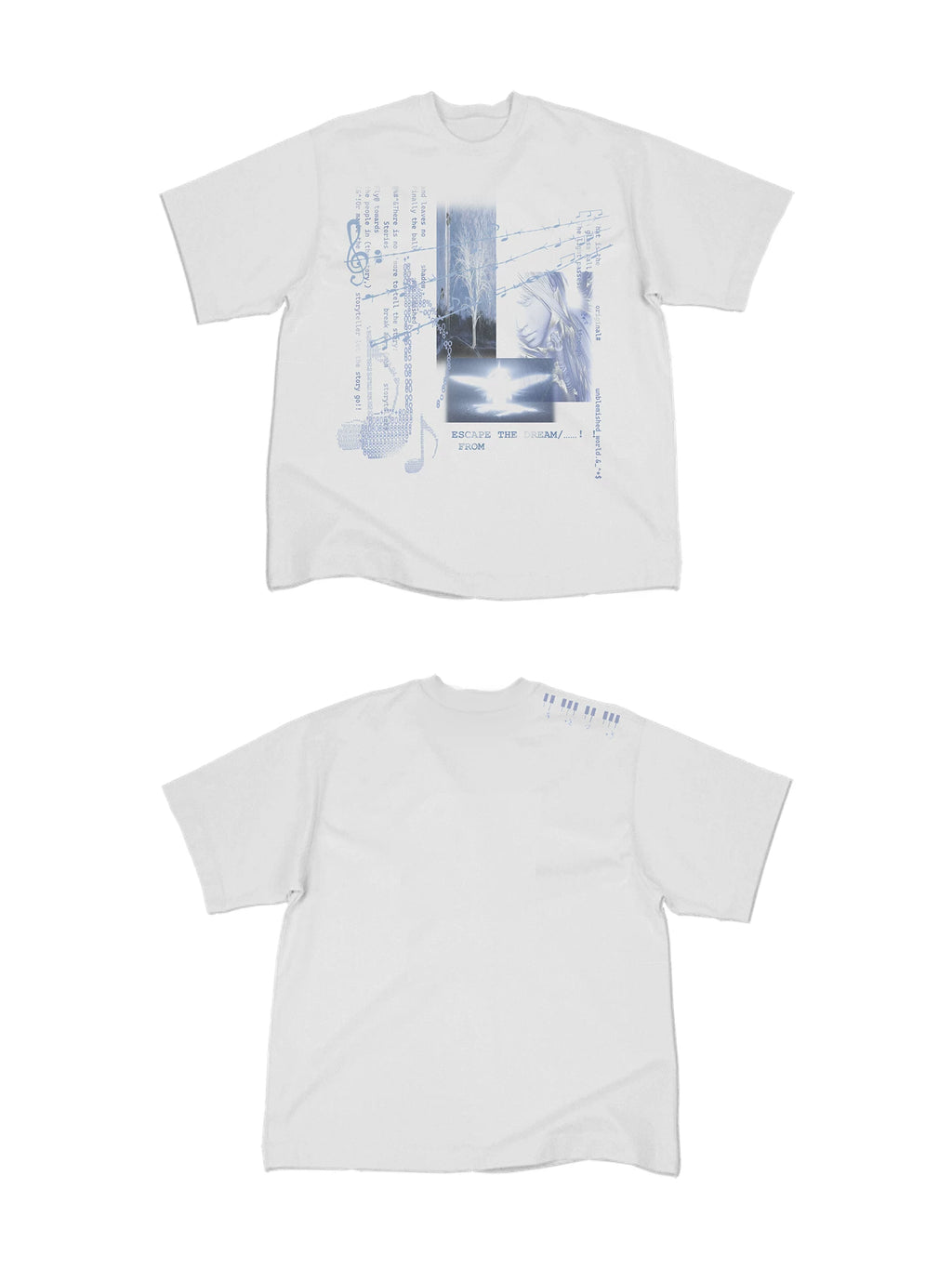 WANNA LAB Front Shoulder Breathable Cool Tee