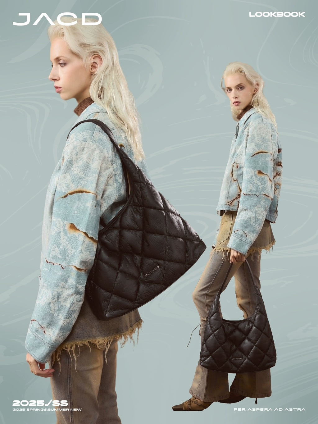 JACD Large Capacity Casual Pendant Shoulder Bag