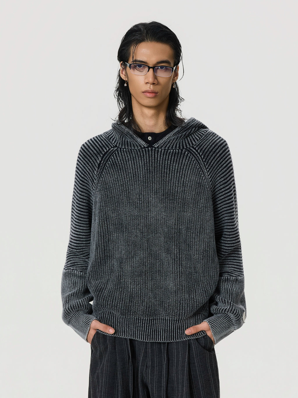 BTSG Slack Casual Knitted Sweater Jacket