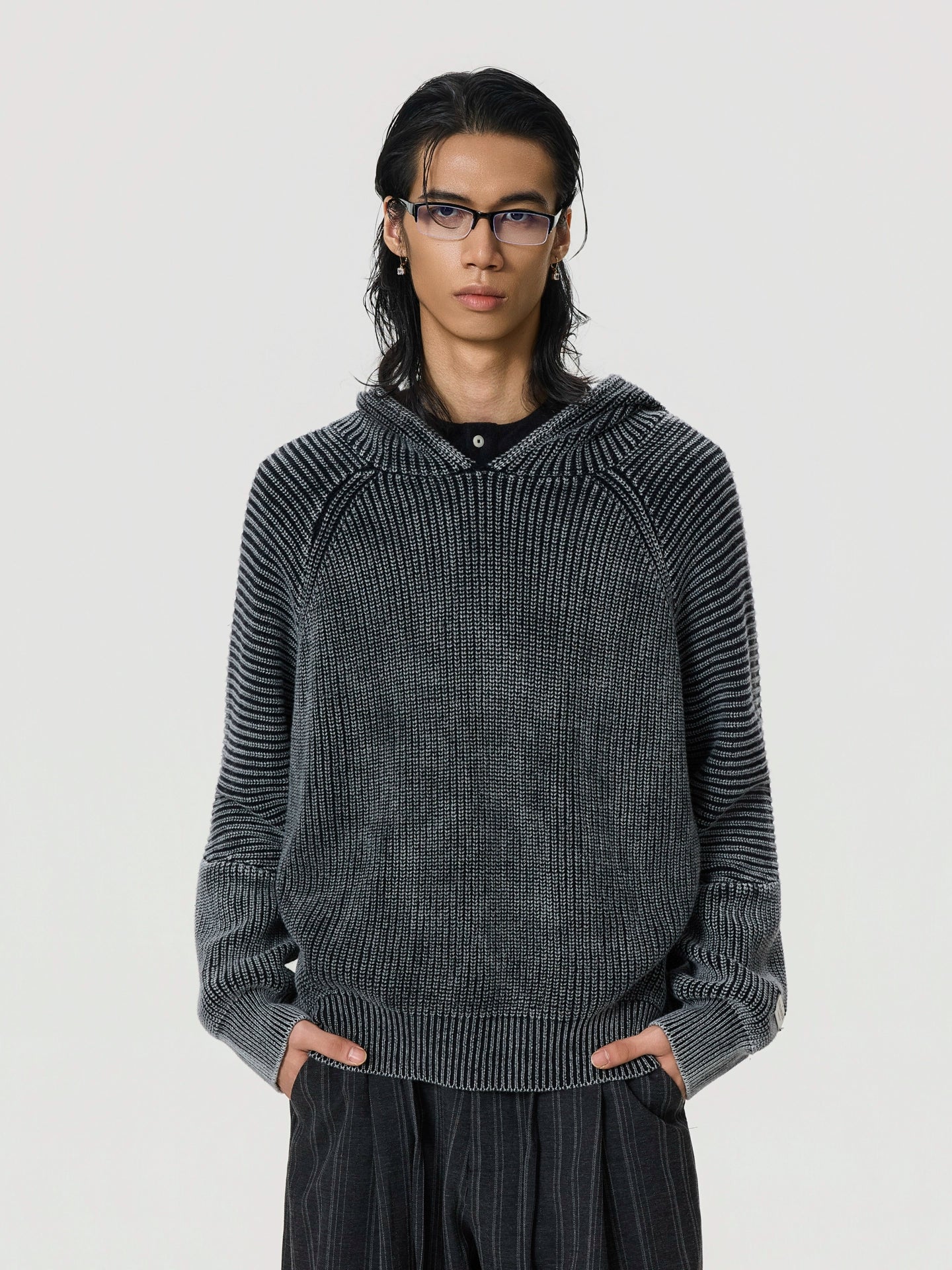 BTSG Slack Casual Knitted Sweater Jacket