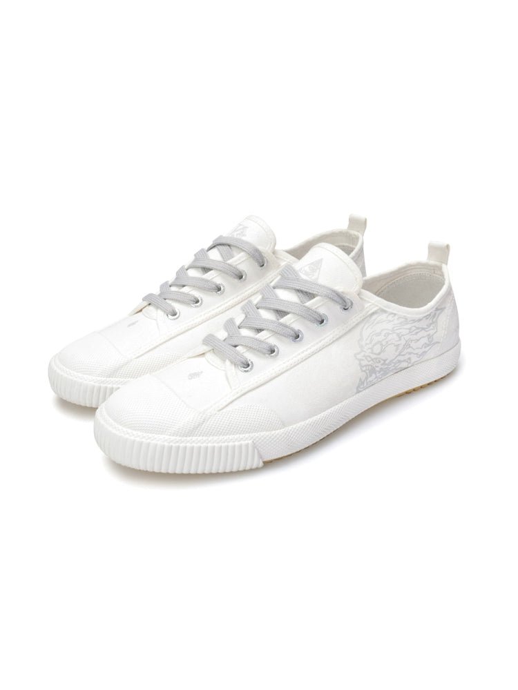 STA Lace-up Low-top Canvas Sneakers