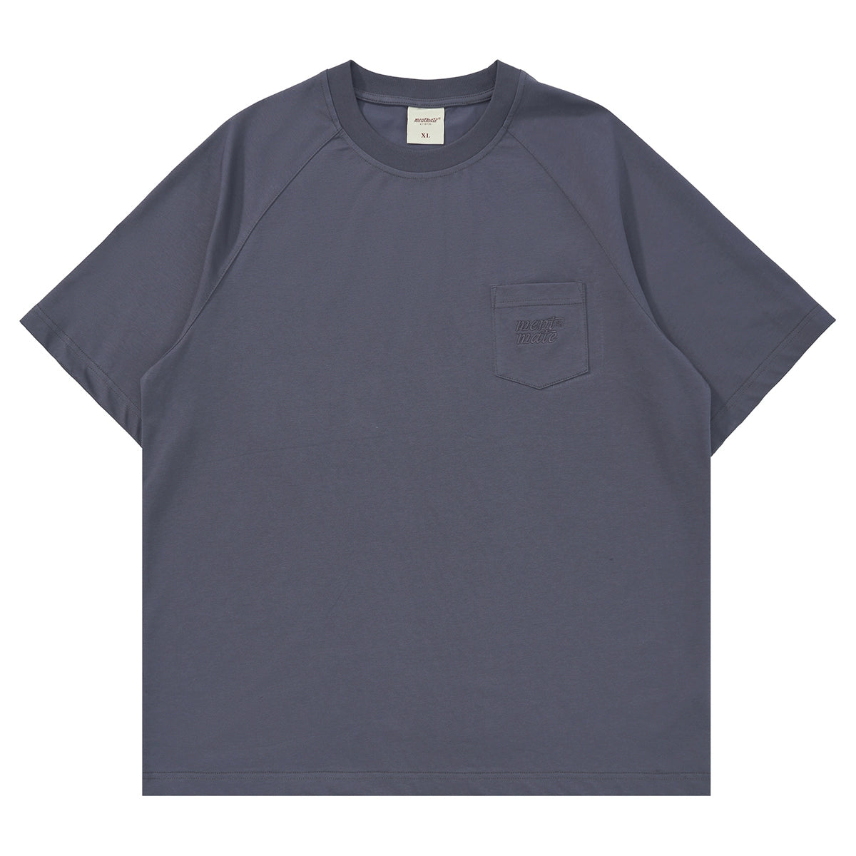 Mentmate Cool Pocket Embroidery Small Crew Neck Sleeve Tee