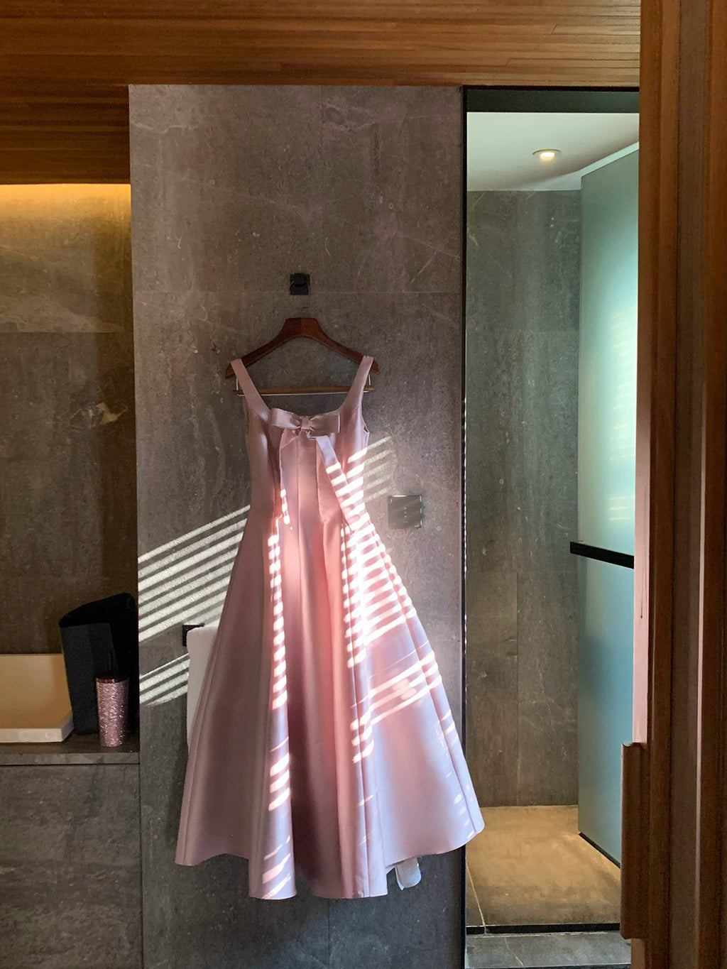Barb Chill Large Skirt Satin Dress