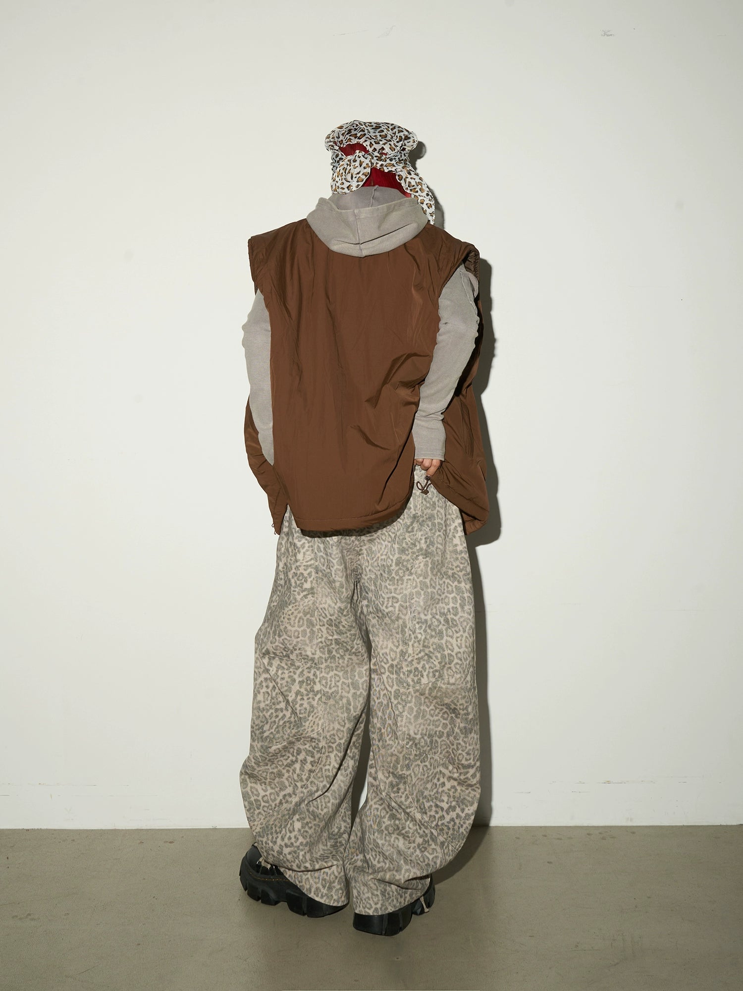 MICHINNYON Vintage Pleated Wide-leg Slacks