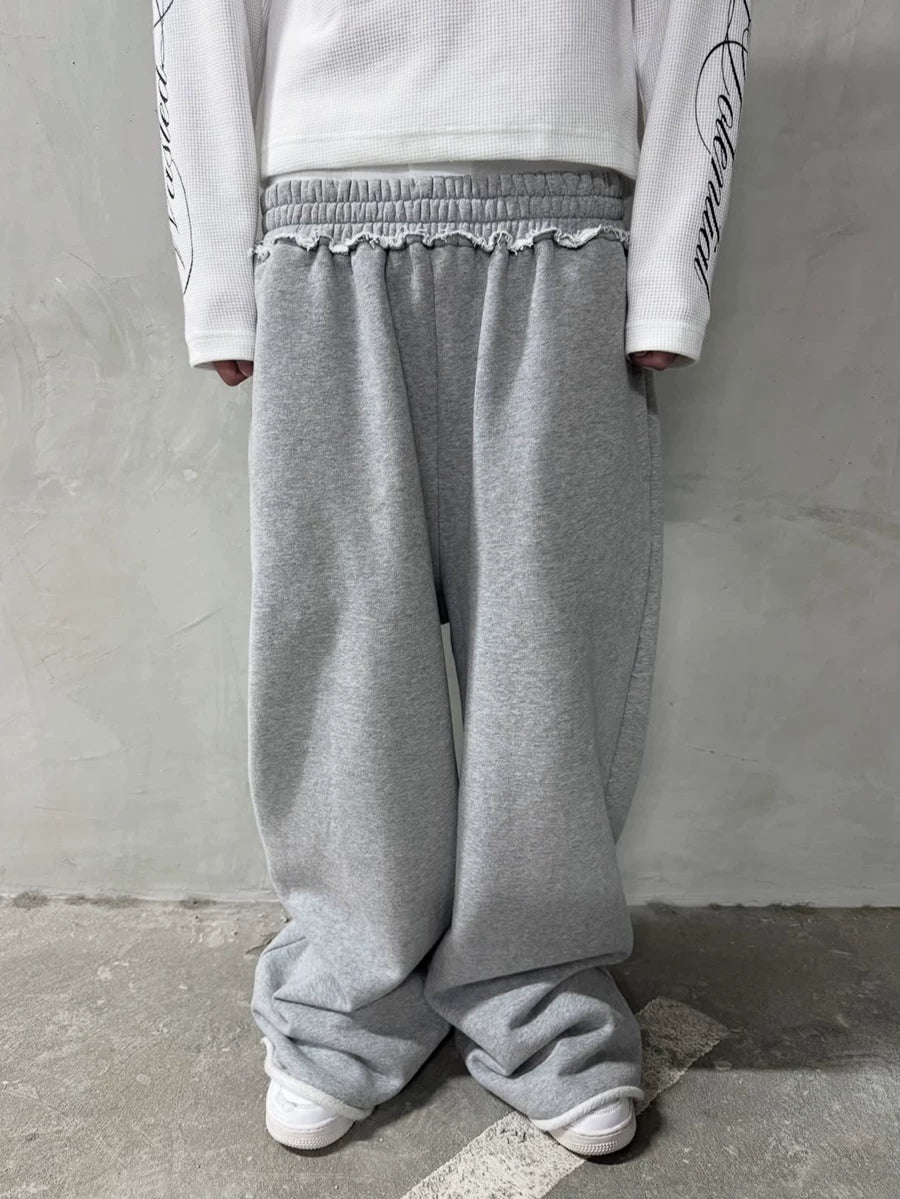 FTS Versatile Rough Edge Casual Sweatpants