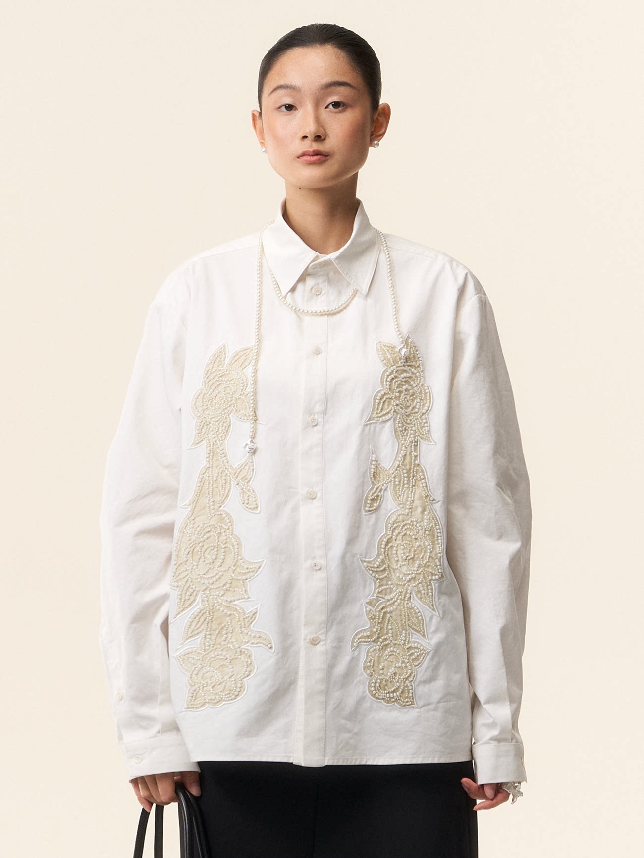 LOUMUTAKU Heavy Industry Beaded Casual Shirt