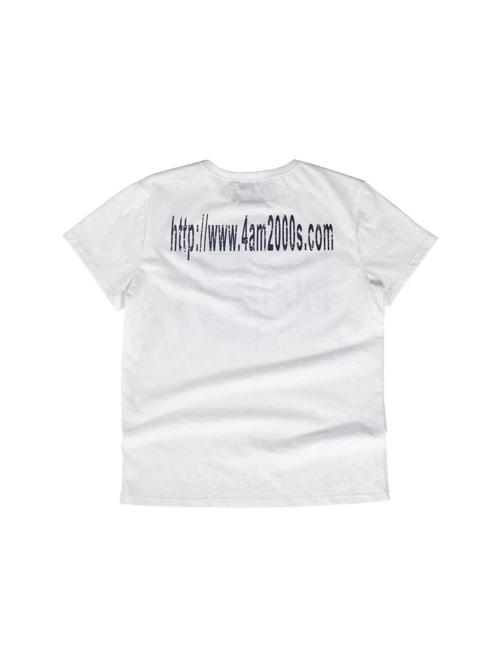 4AM Niche Front Shoulder Crew Neck Tee