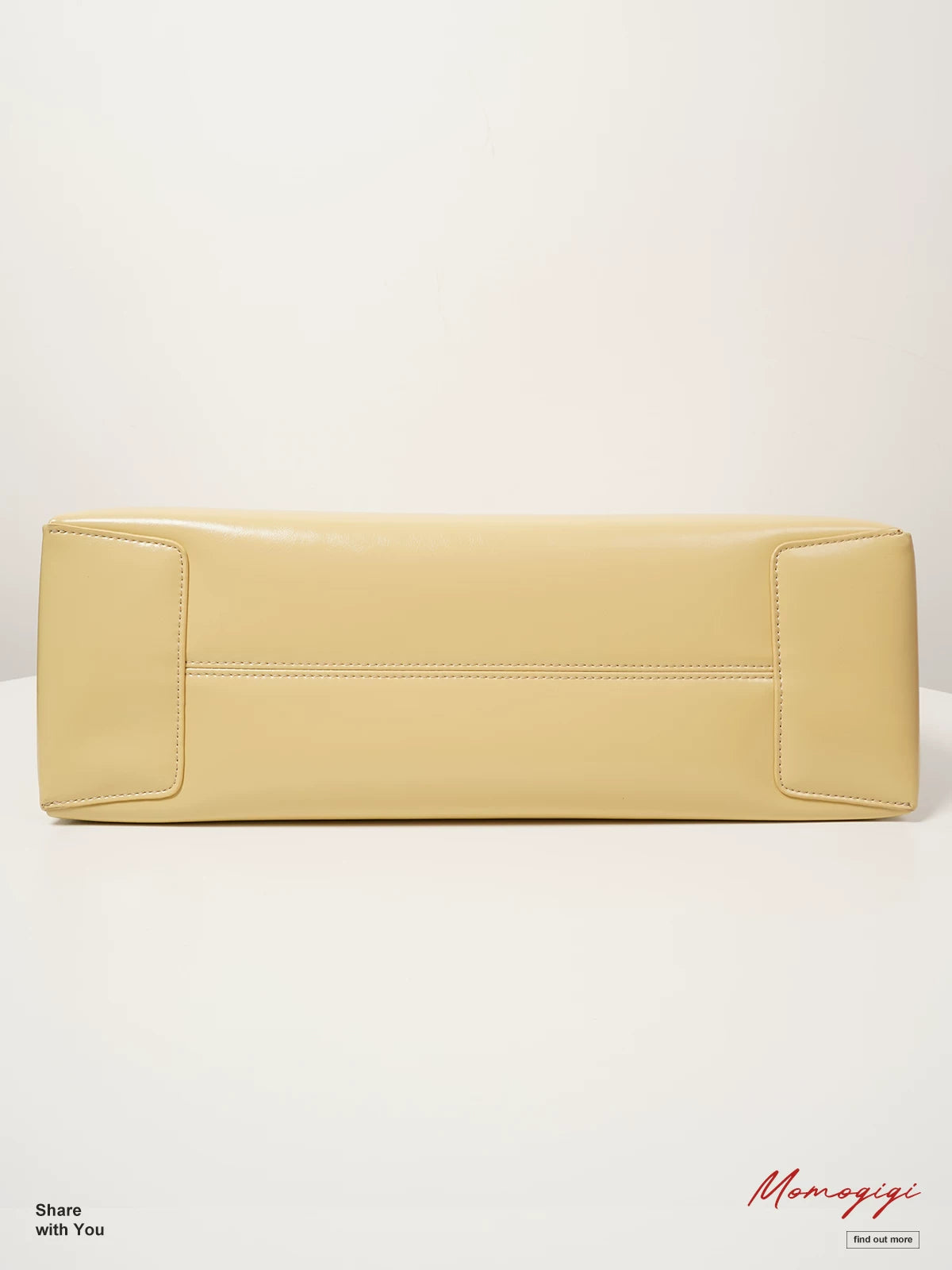 Momogigi Retro Cowhide Large Capacity Lazy Tote Bag