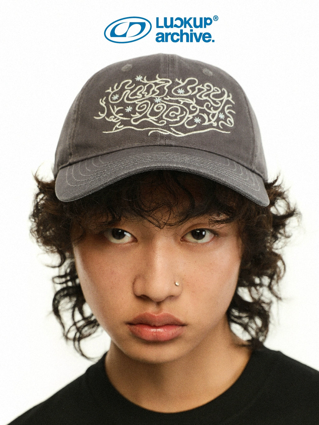 LUCKUP Floral Embroidered Baseball Cap