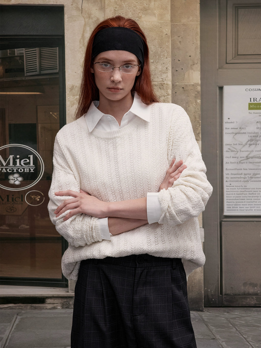 MADWITCH Hollow-out Knitted Sweater