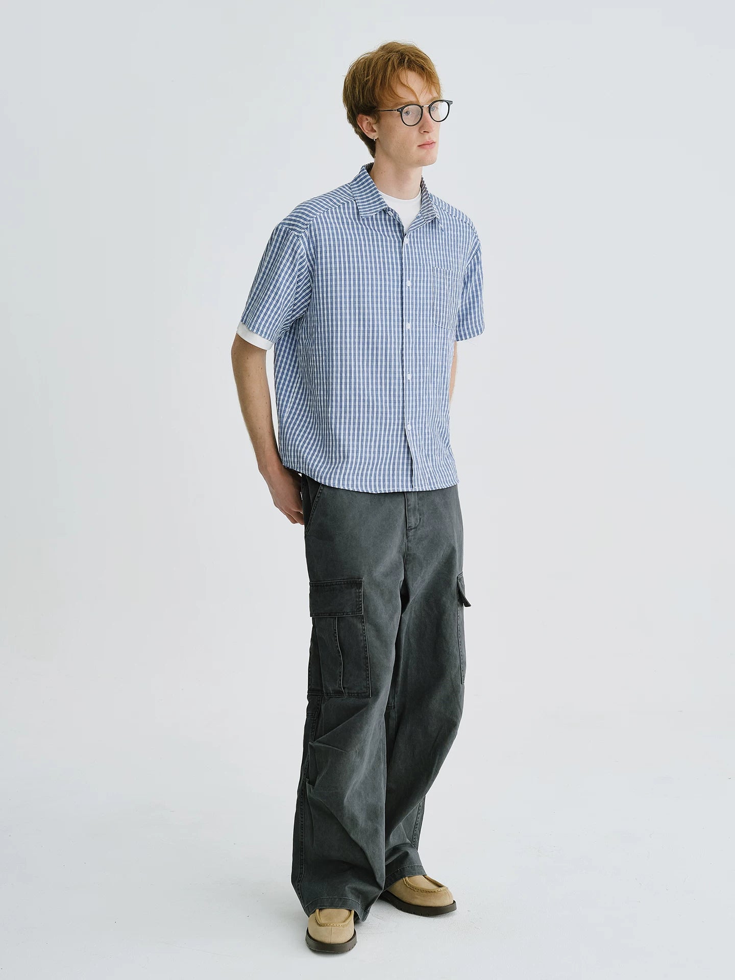 LIVINGTOWN Retro Casual Loose and Old Overalls