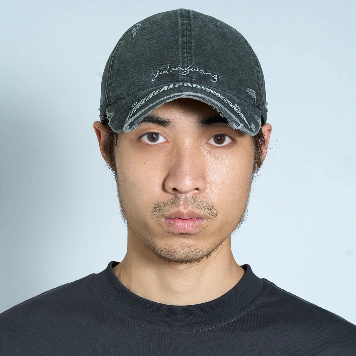 ETHEREAL Embroidered Versatile Short-brimmed Hat
