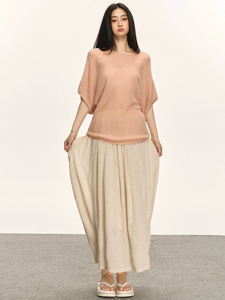 Anna Aneae Lazy Slack High Waist Straight Dress