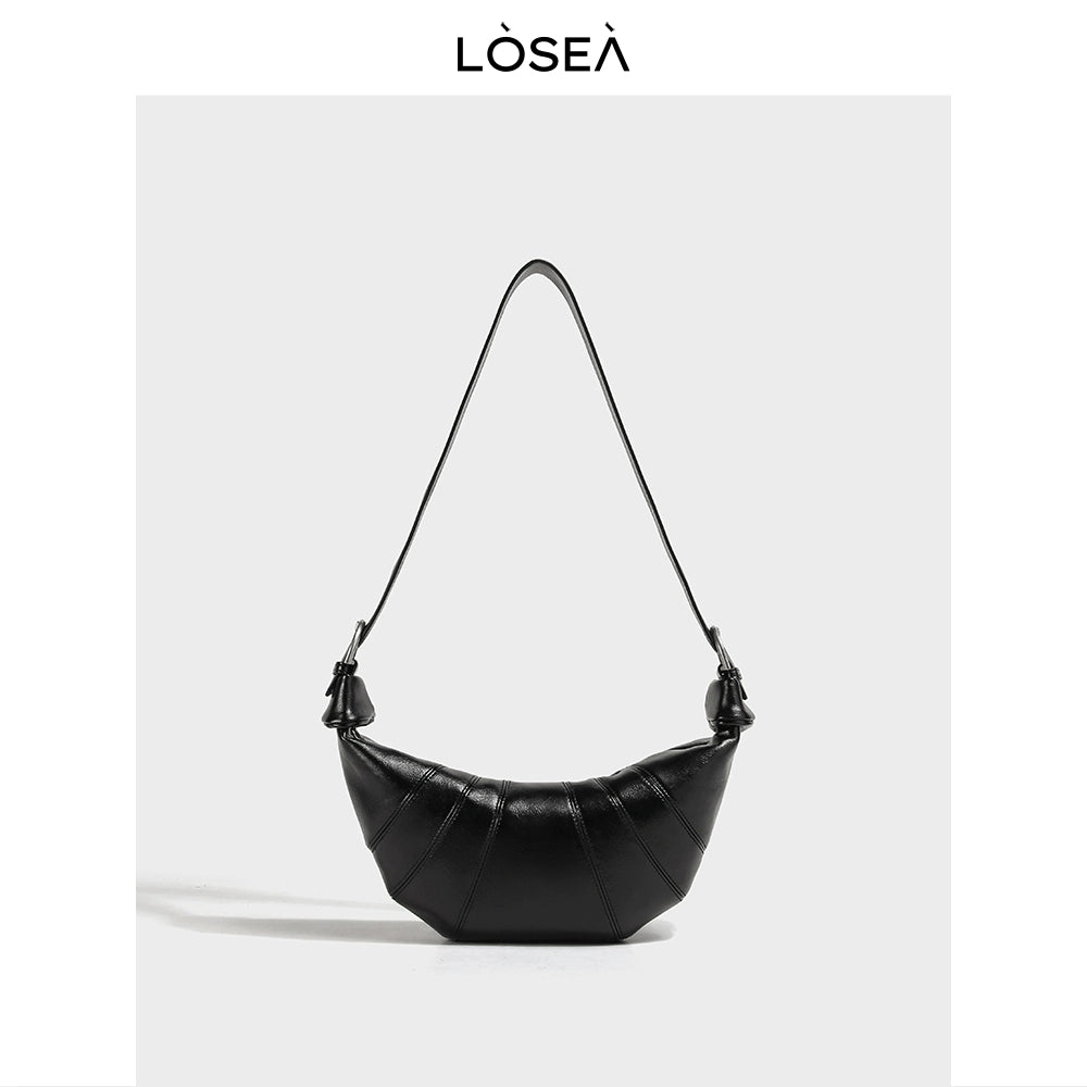 LOSEA Premium Textured Versatile Retro Shoulder Crossbody Bag