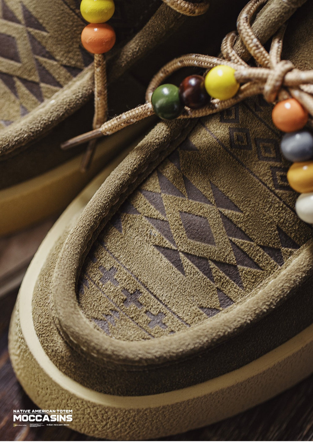 MADEN | Suede Lace-Up Chunky Moccasin Shoe