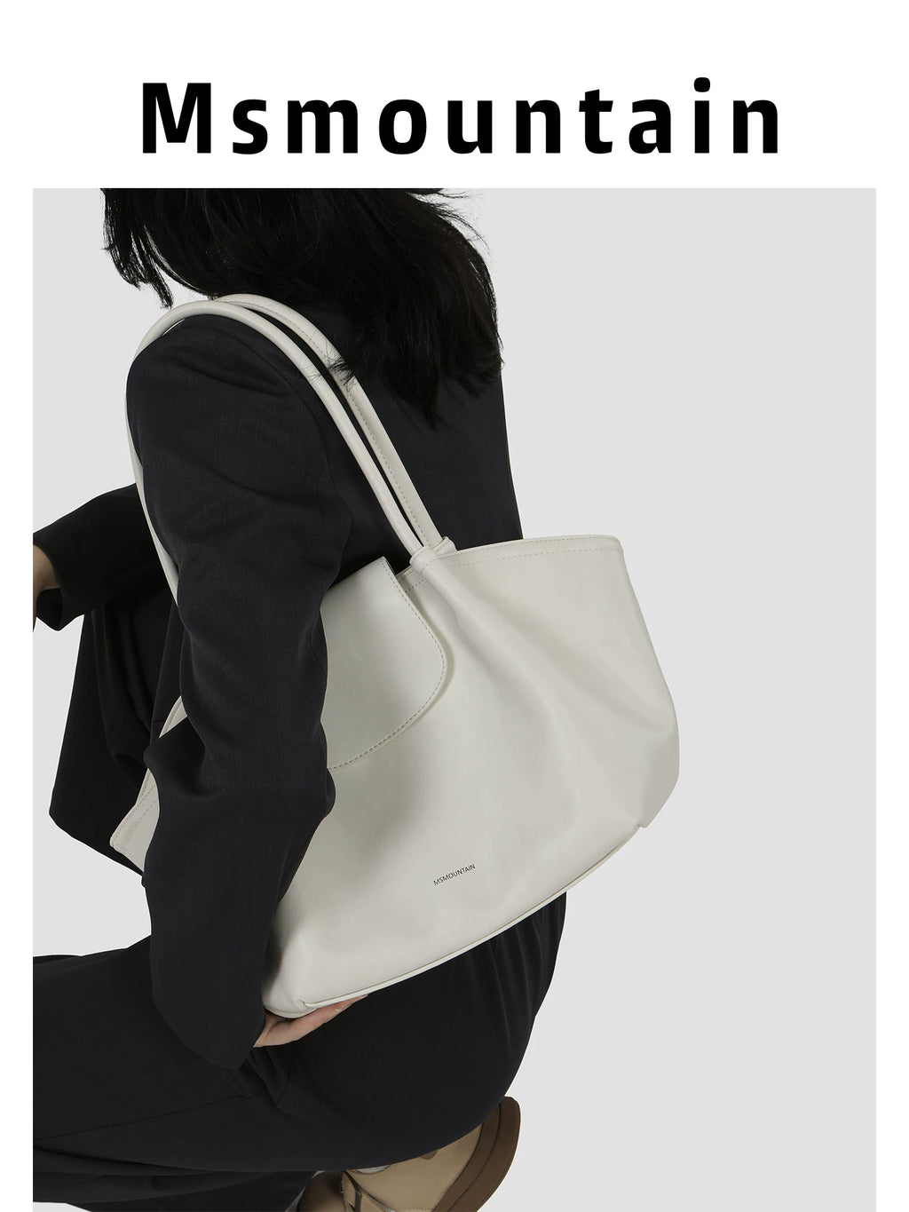 Msmountain Soft Cowhide Shoulder Bag
