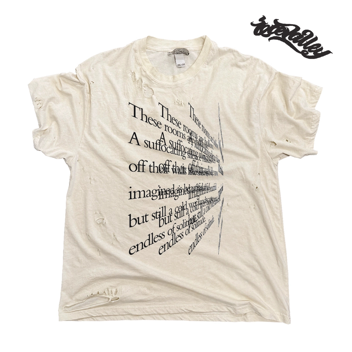 Wang Youbing Studio! DEEP DAMAGE 260g 100% Cotton Tee