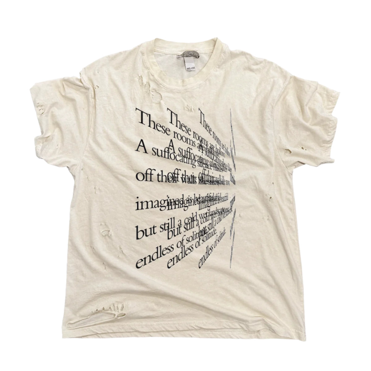 Wang Youbing Studio! DEEP DAMAGE 260g 100% Cotton Tee