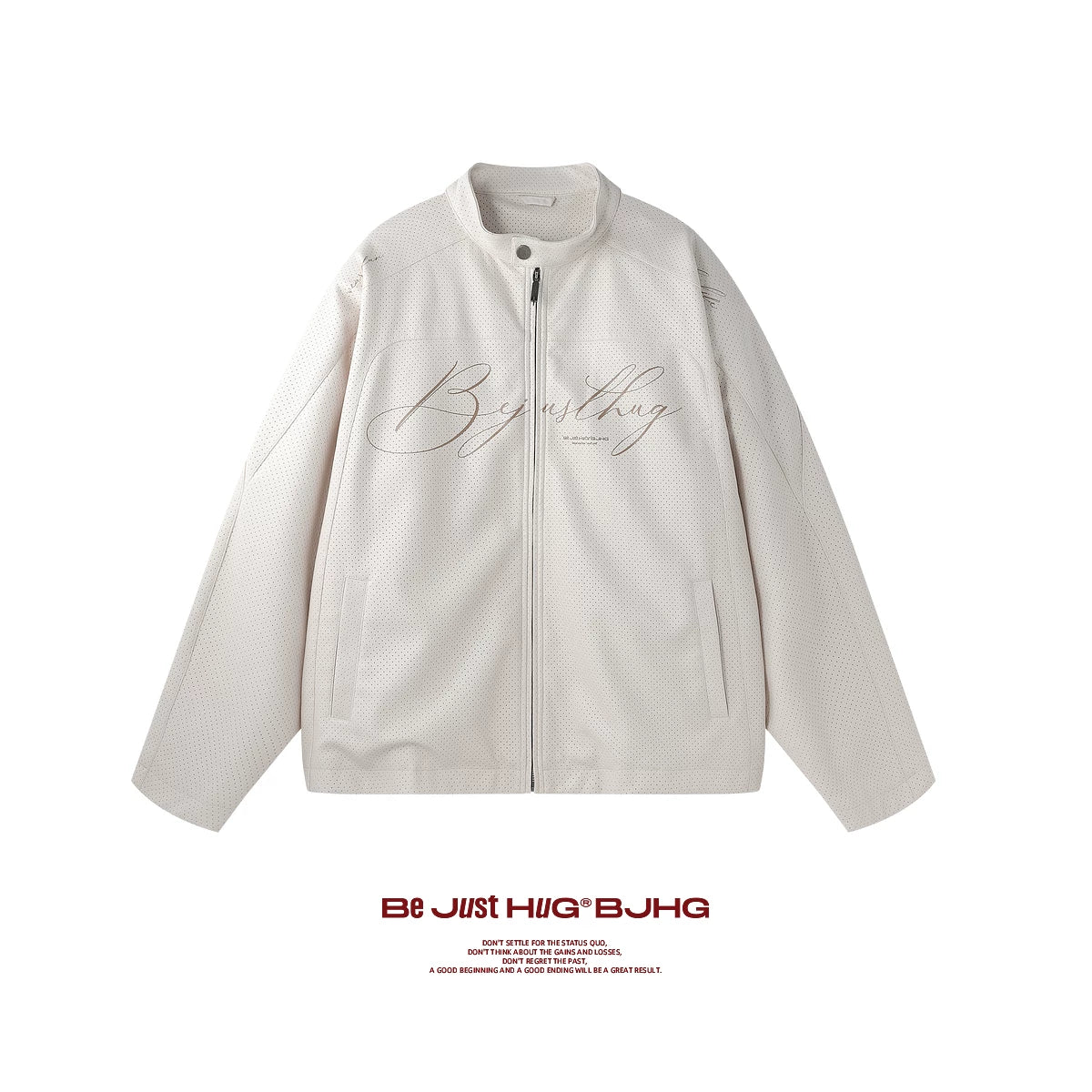 BJHG PU Leather Couple Biker Jacket