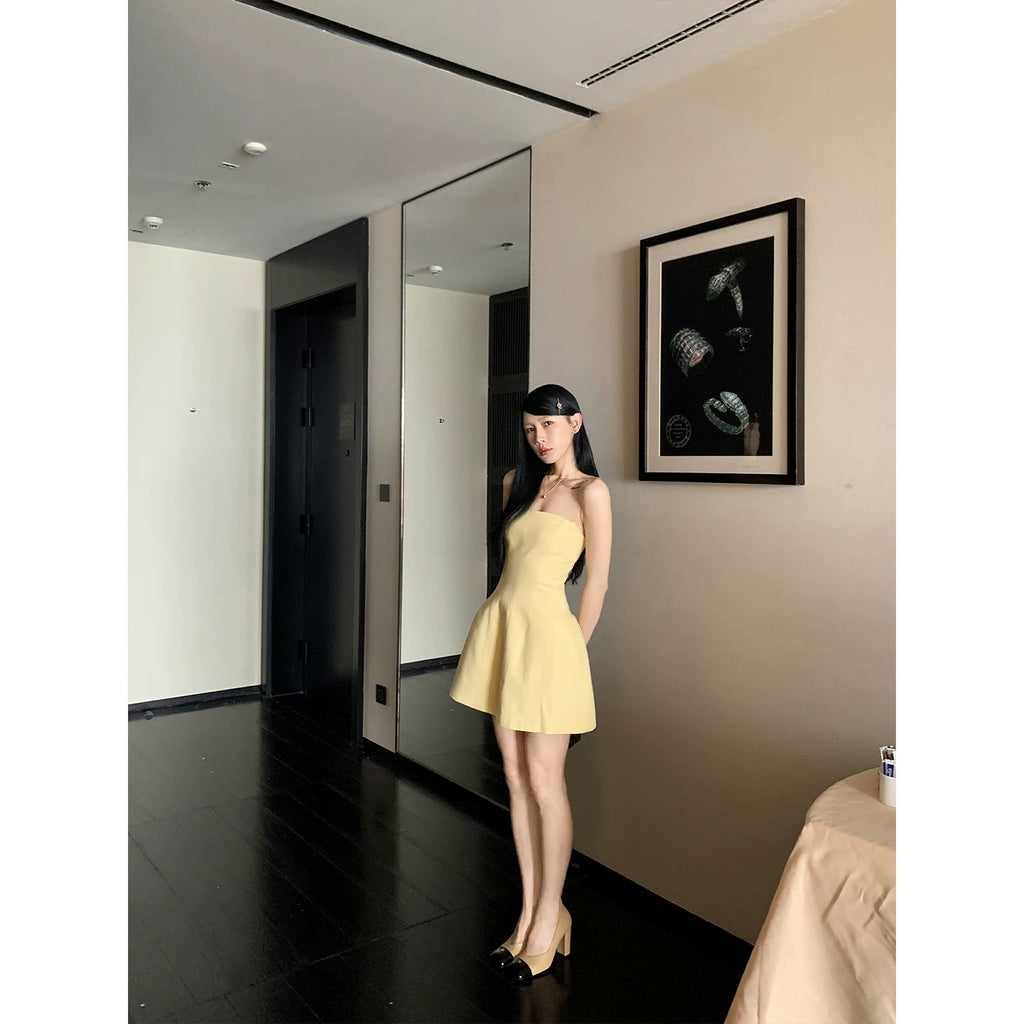 YOUNG KYLIN Retro Waist Dress