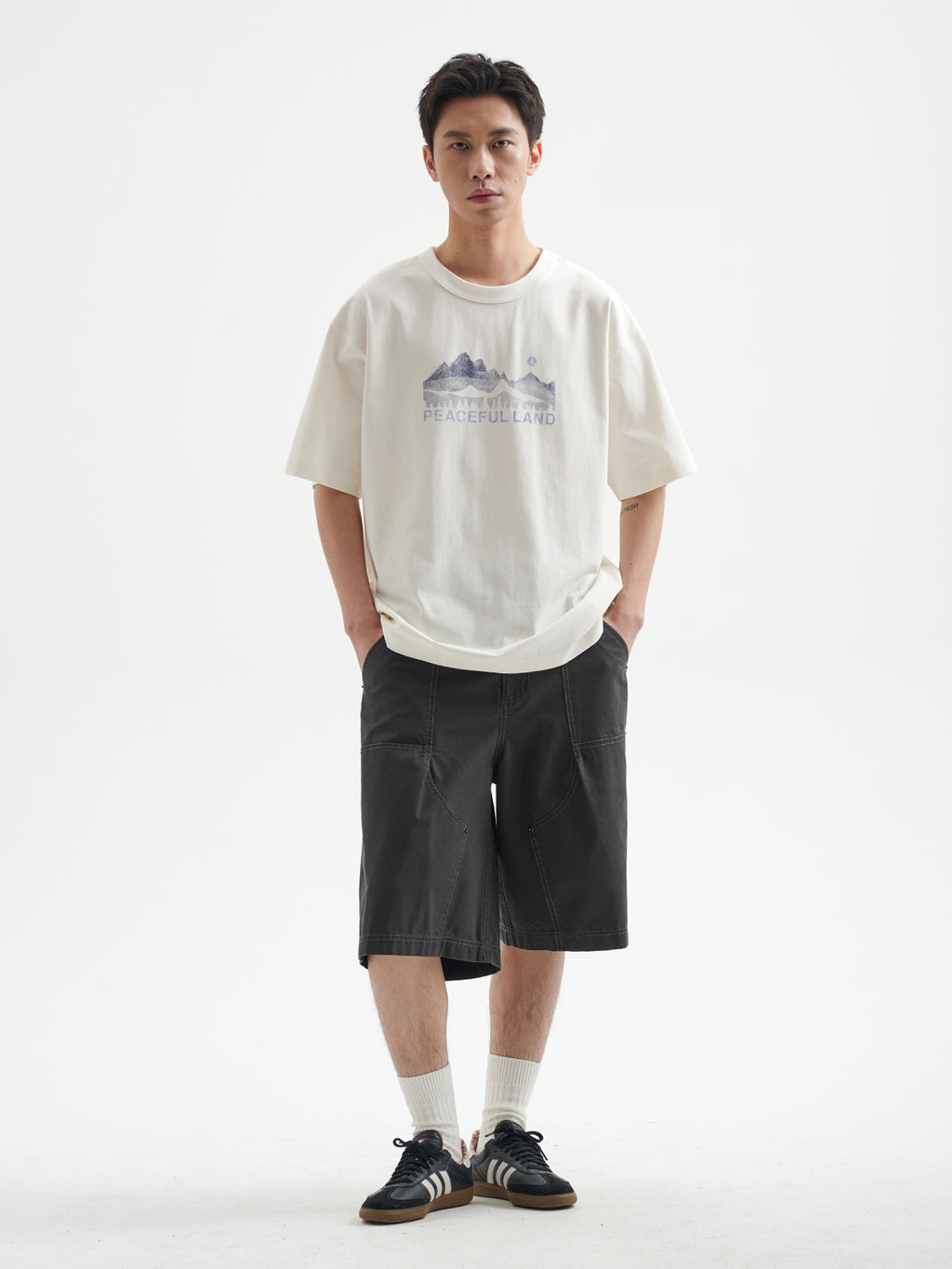 BUTTBILL 25SS Mountains non-sensory water pulp Sorona UPF50 Tee