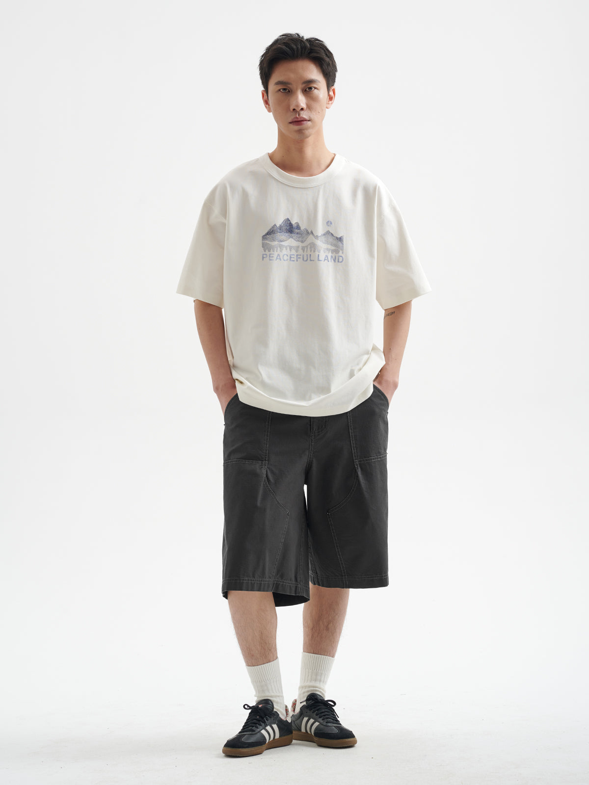 BUTTBILL 25SS Mountains non-sensory water pulp Sorona UPF50 Tee