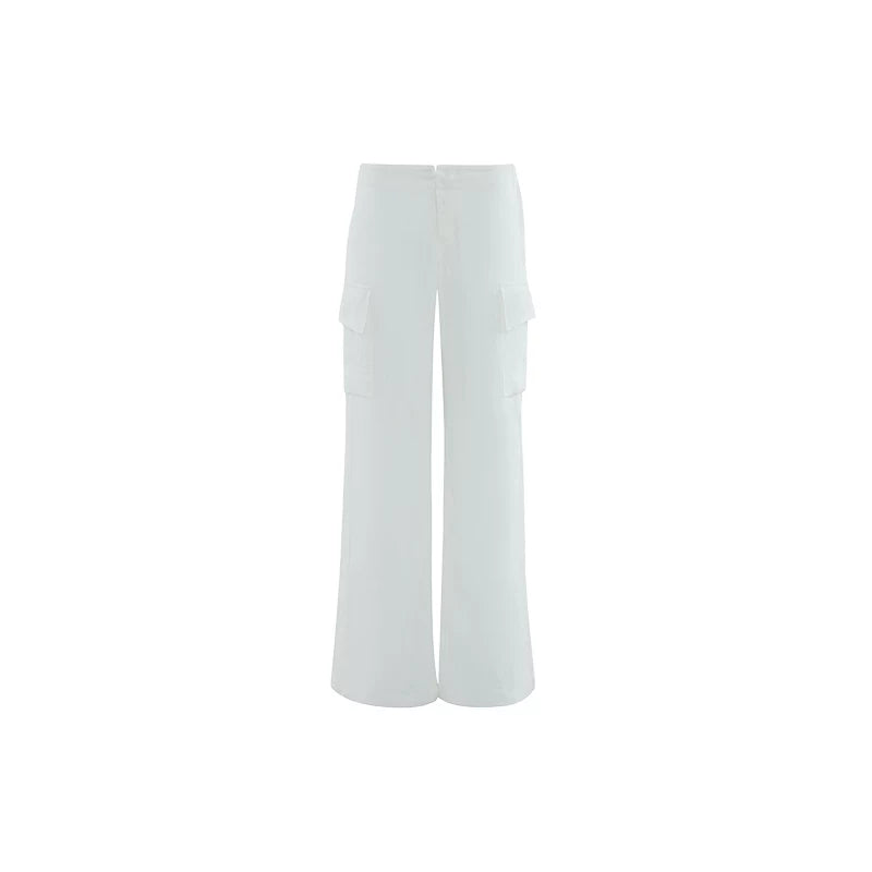 Audwyn Low Waist Skinny Wide Leg Pants