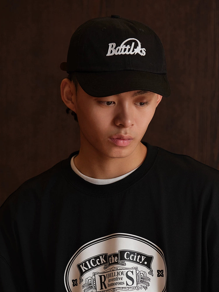 Battles Cloth Embroidery Cap