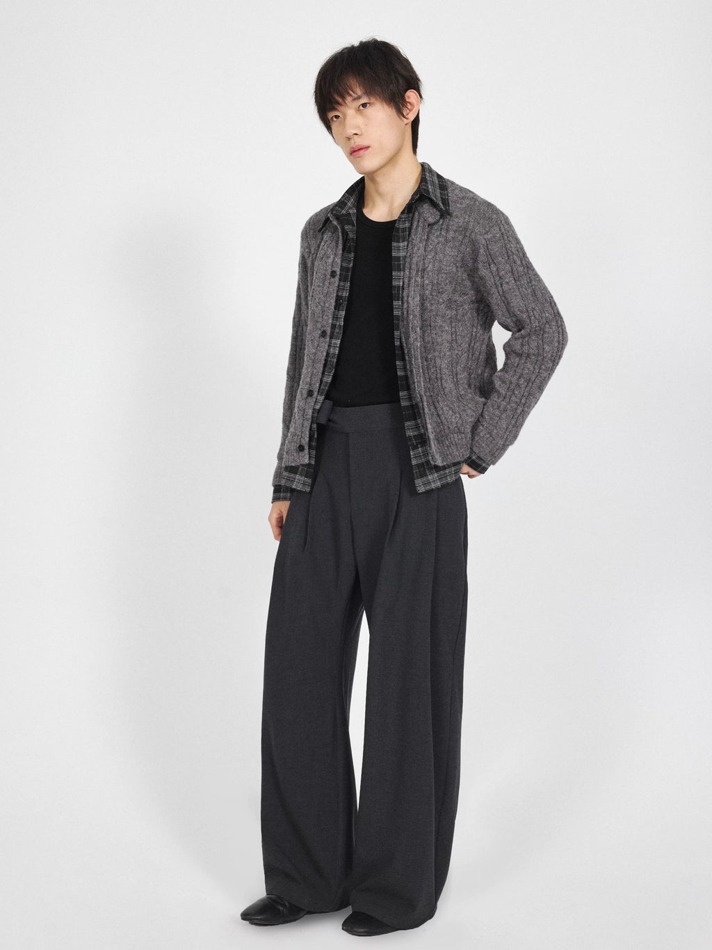 Stay The Night Patchwork Fake Two-piece Sweater
