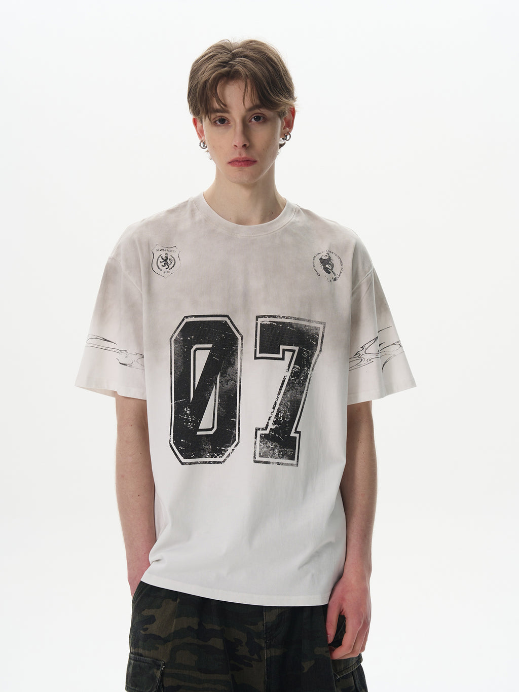 BTSG old washed dirty dyed heavy short jersey