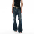 A PUEE Retro Low-rise Straight-leg Slim-fit Jeans