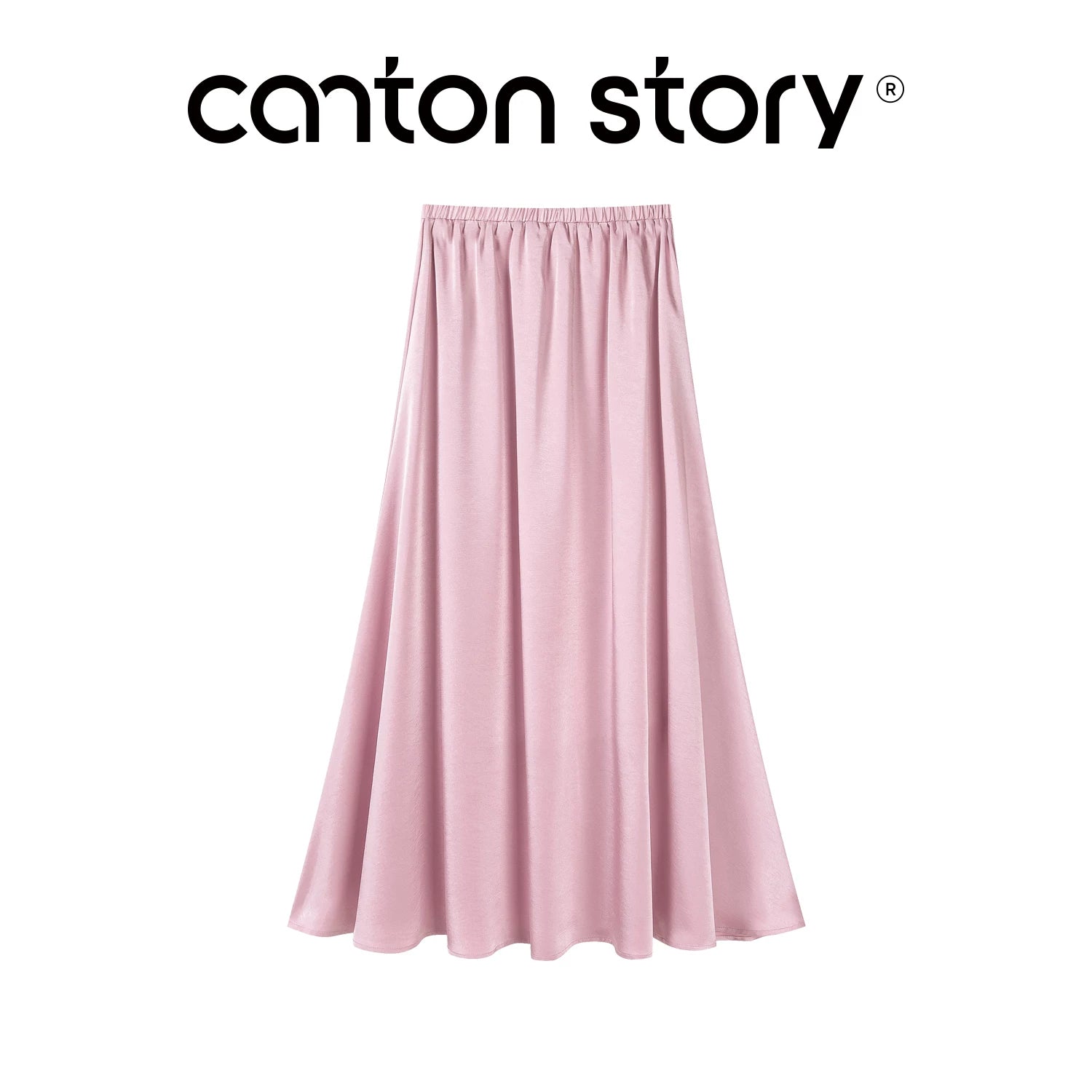 Cantonstory Square Neck Waist Sleeveless Suspender Vest Skirt Set
