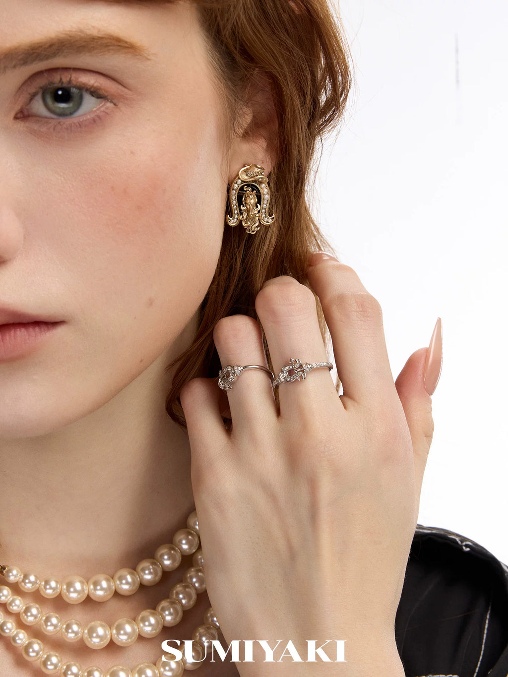SUMIYAKI Simple Light Luxury Premium Diamond Ring