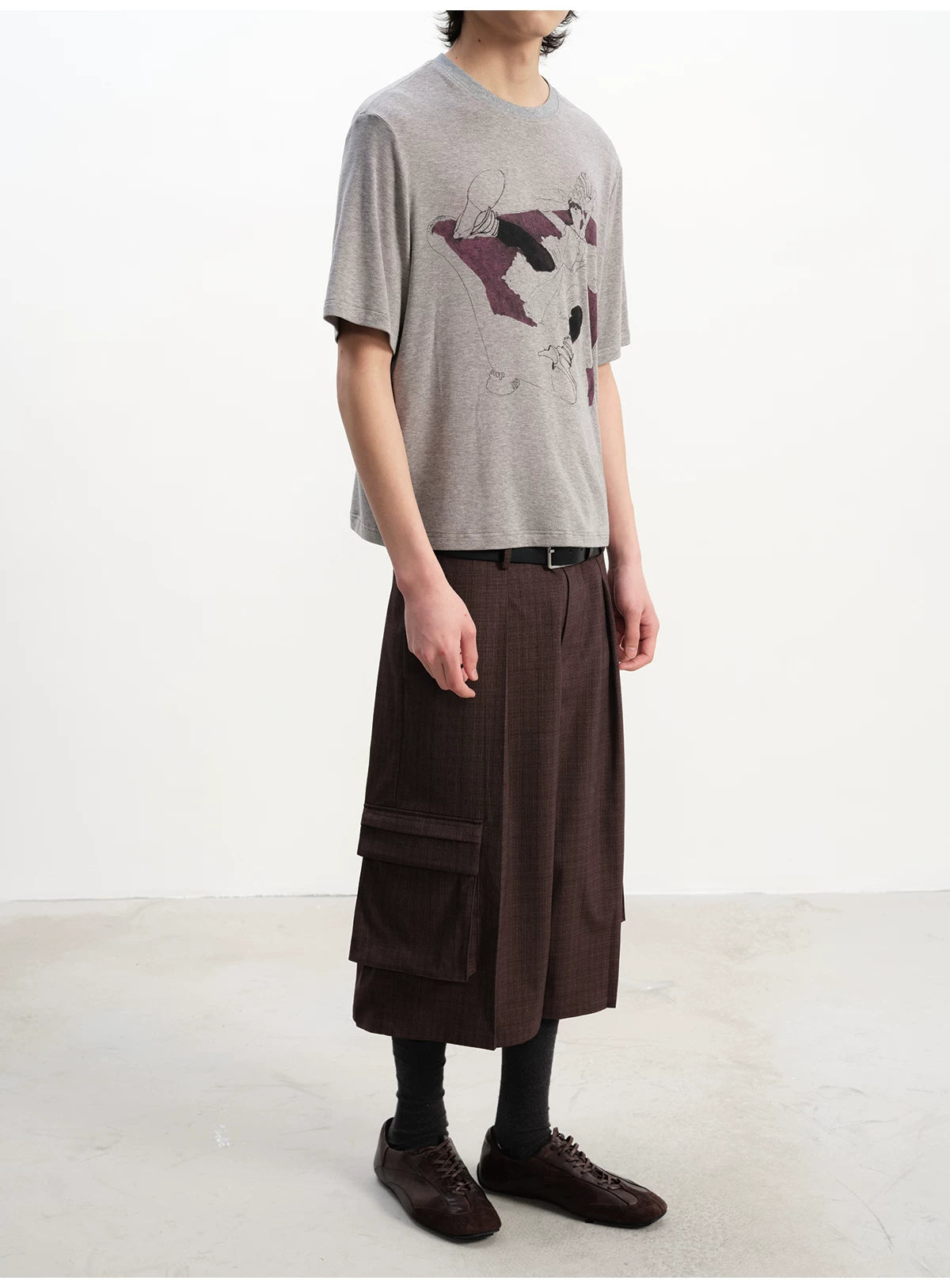 JCAESAR Retro Loose Versatile Tee