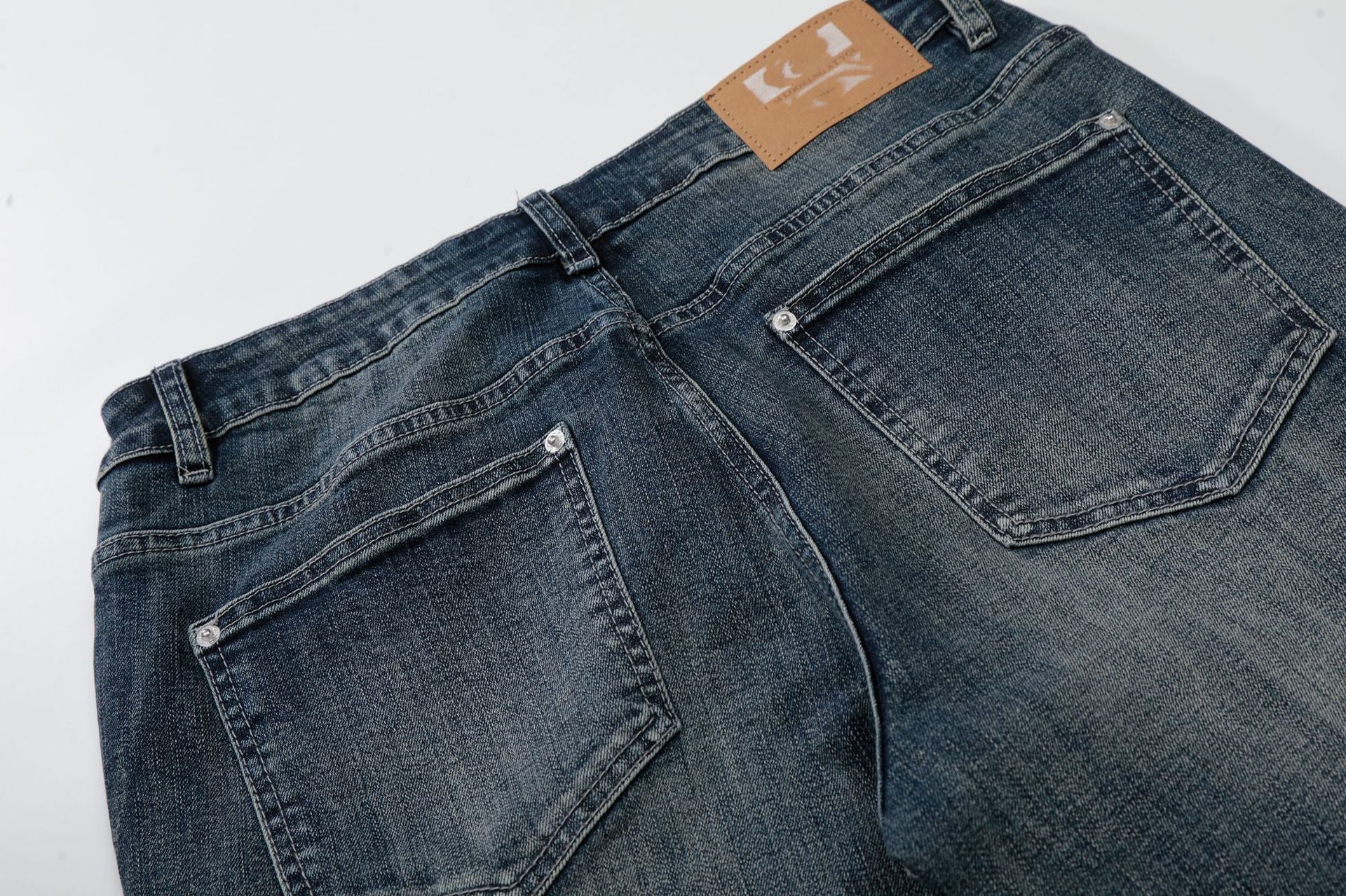 11KN 11 oz Indigo Whisker Flare Jeans