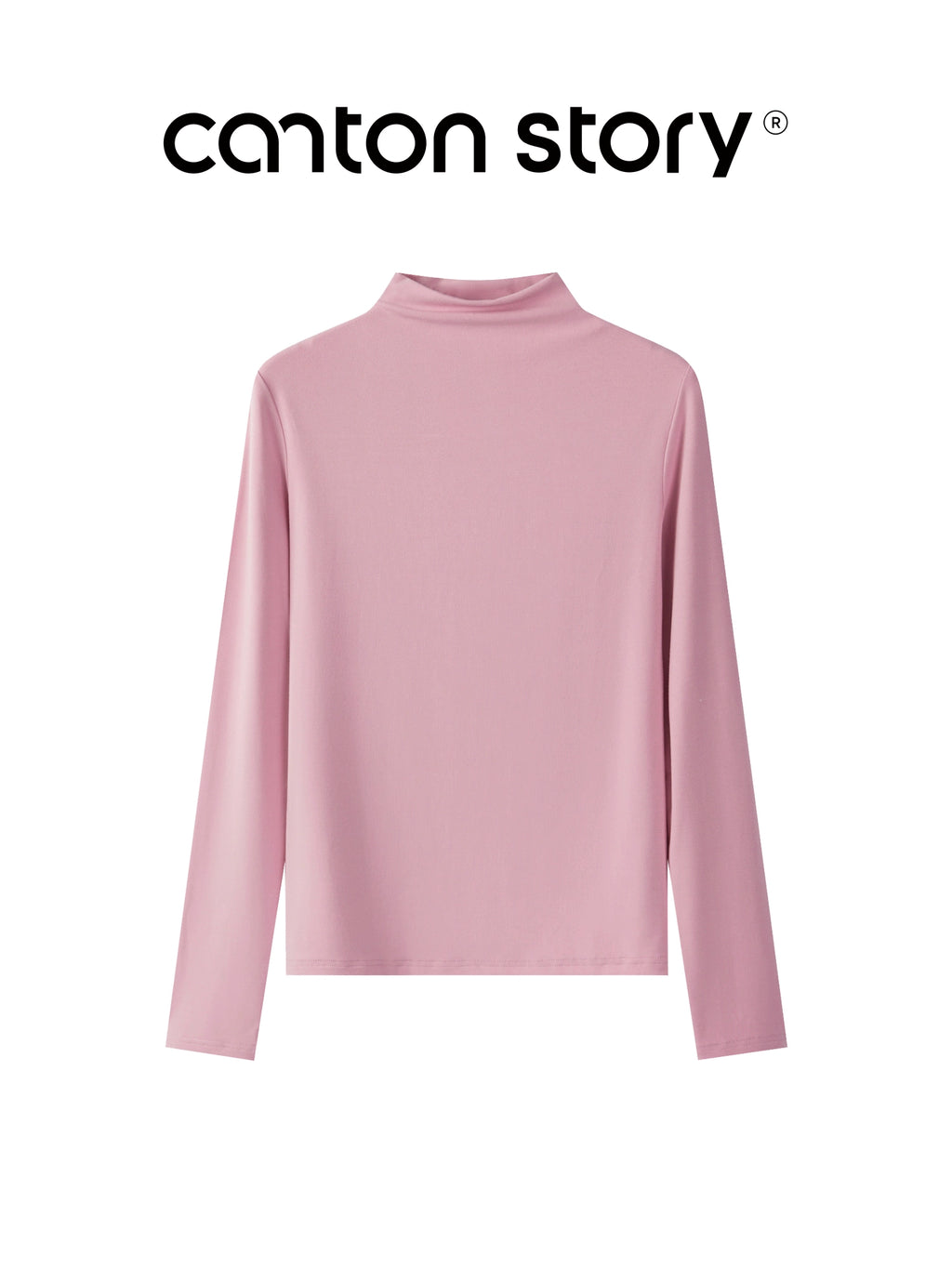 Cantonstory Shoulder Casual Versatile Bottom Shirt