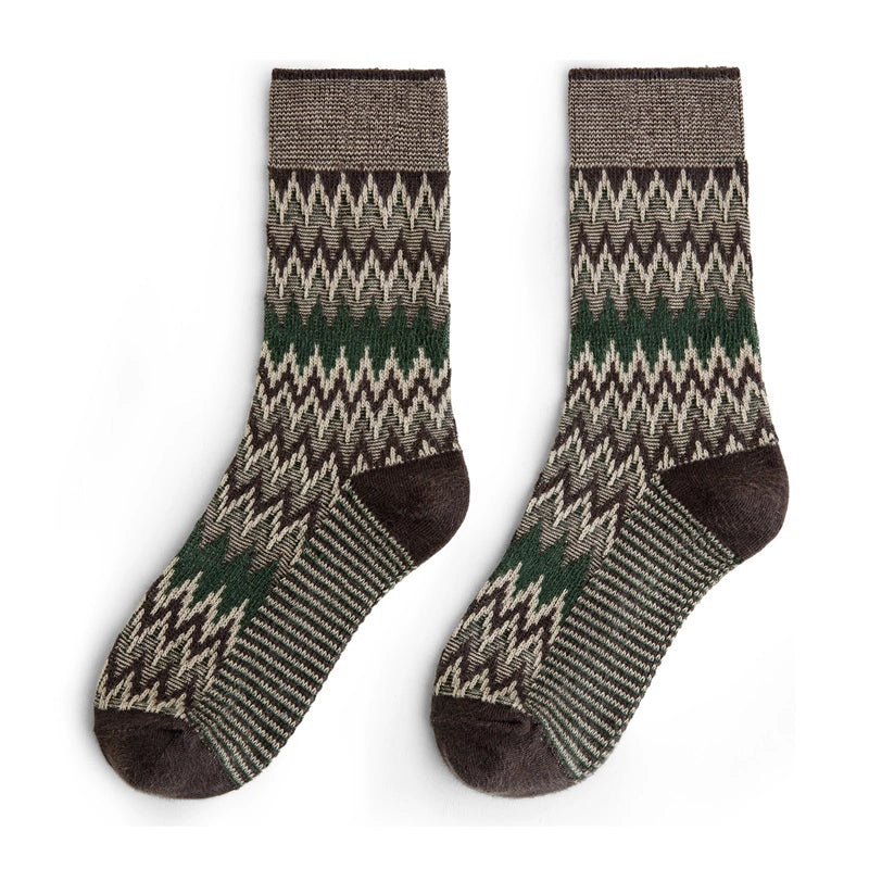 Maden Vintage Woven Tube Socks