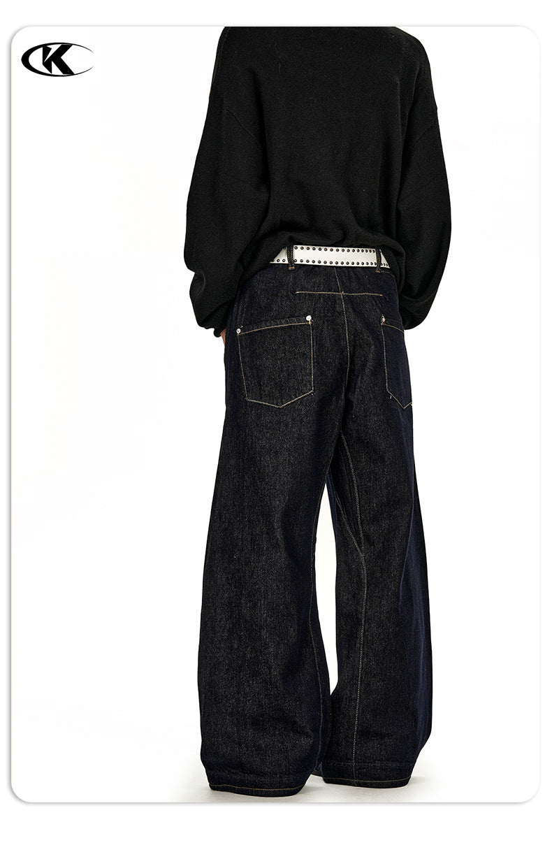 11KN original straight cleanfit loose jeans