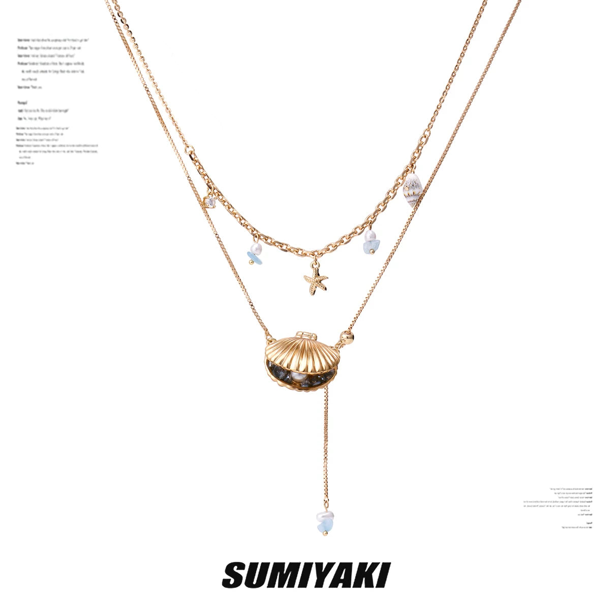 SUMIYAKI Shell Premium Sense Clavicle Chain