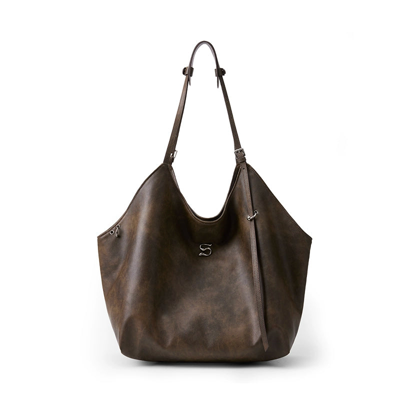 SmoSmos Vintage Commuter Shoulder Tote Bag
