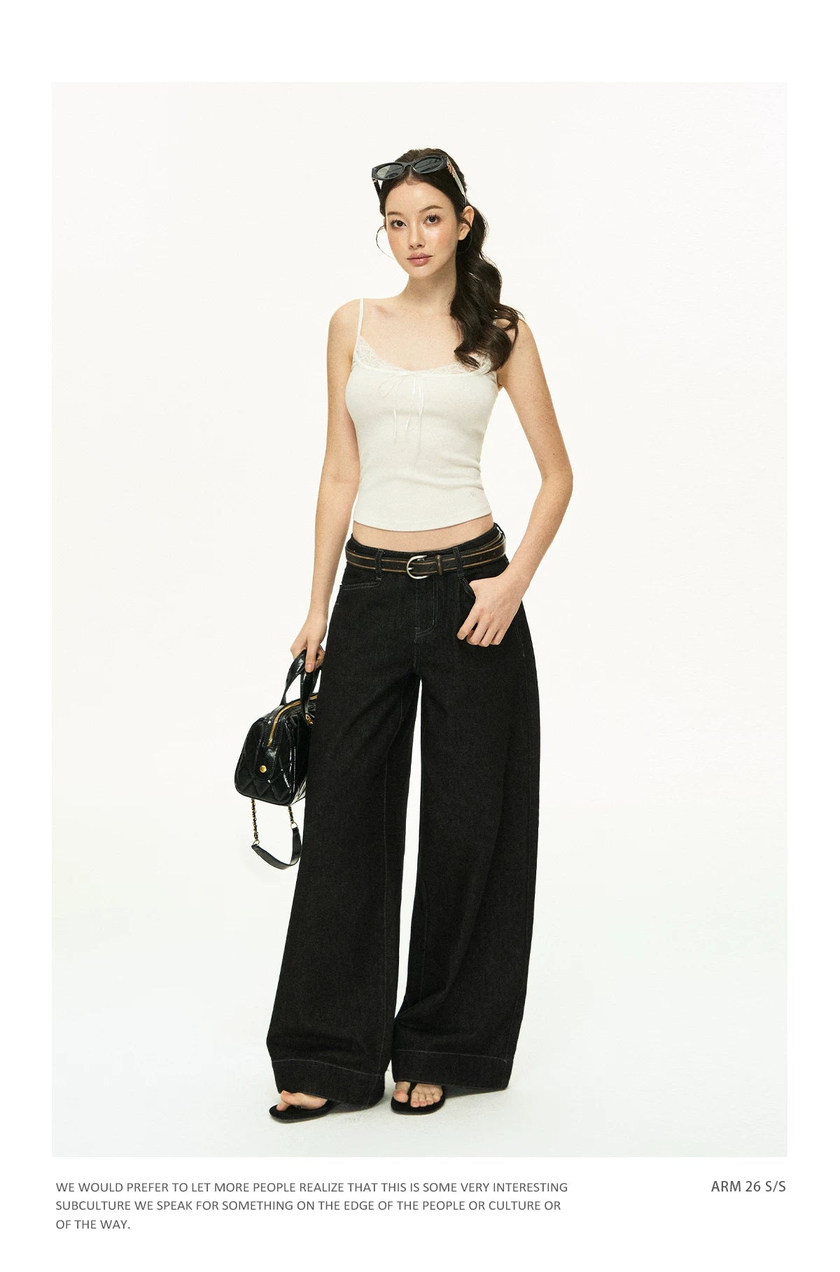 Ariseism Vintage Loose Wide Leg Jeans