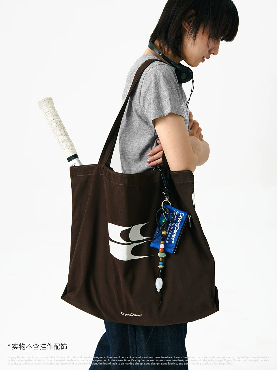 CryingCenter Large Capacity Casual Canvas Bag