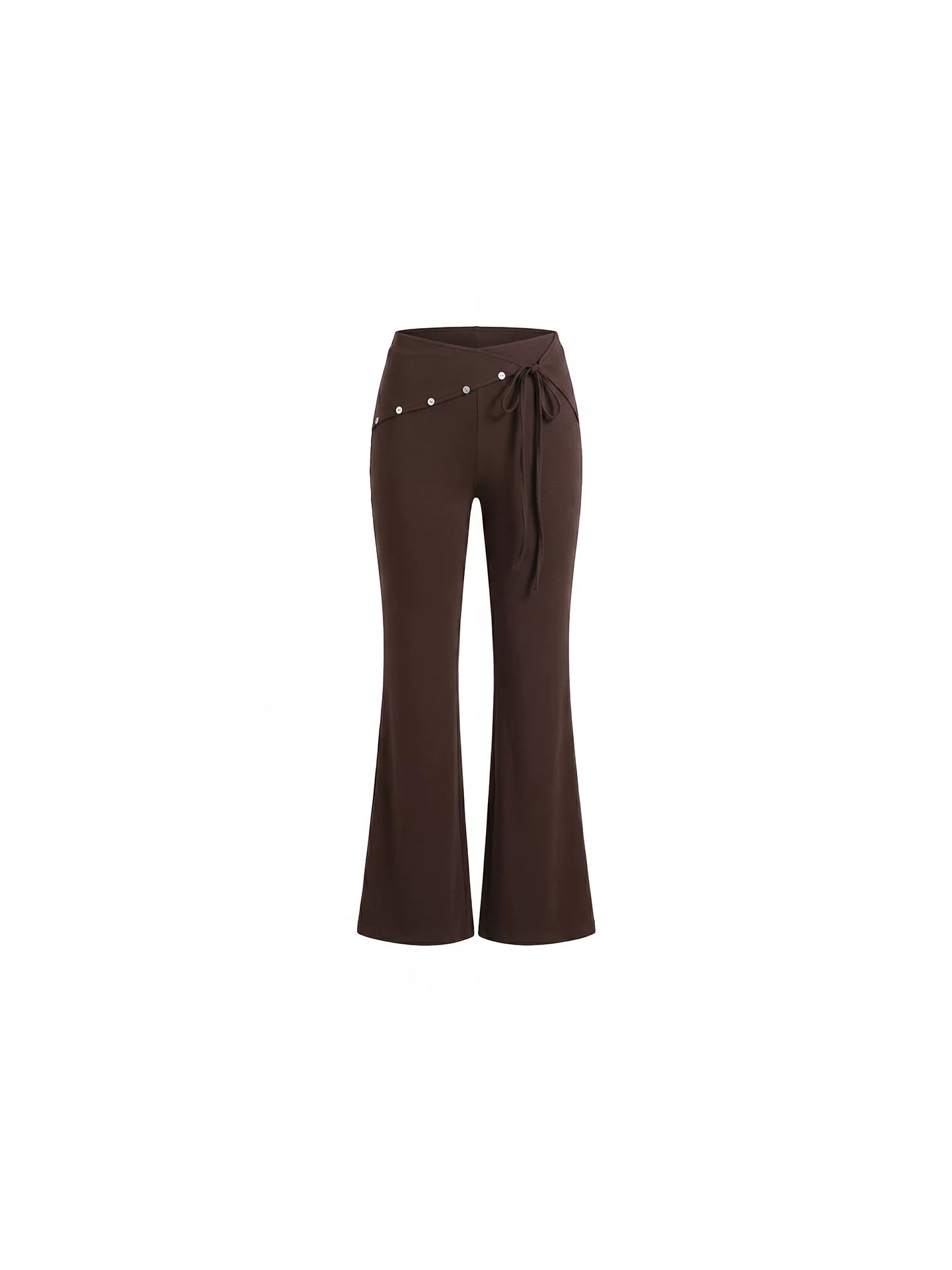 KELIFAN Retro Straight-leg Casual Pants